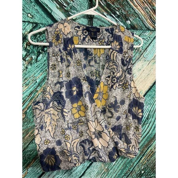 NWOT Rachel RACHEL ROY Wrap Crop Top Size Large Multi Color 🍃🌿 - Picture 1 of 13